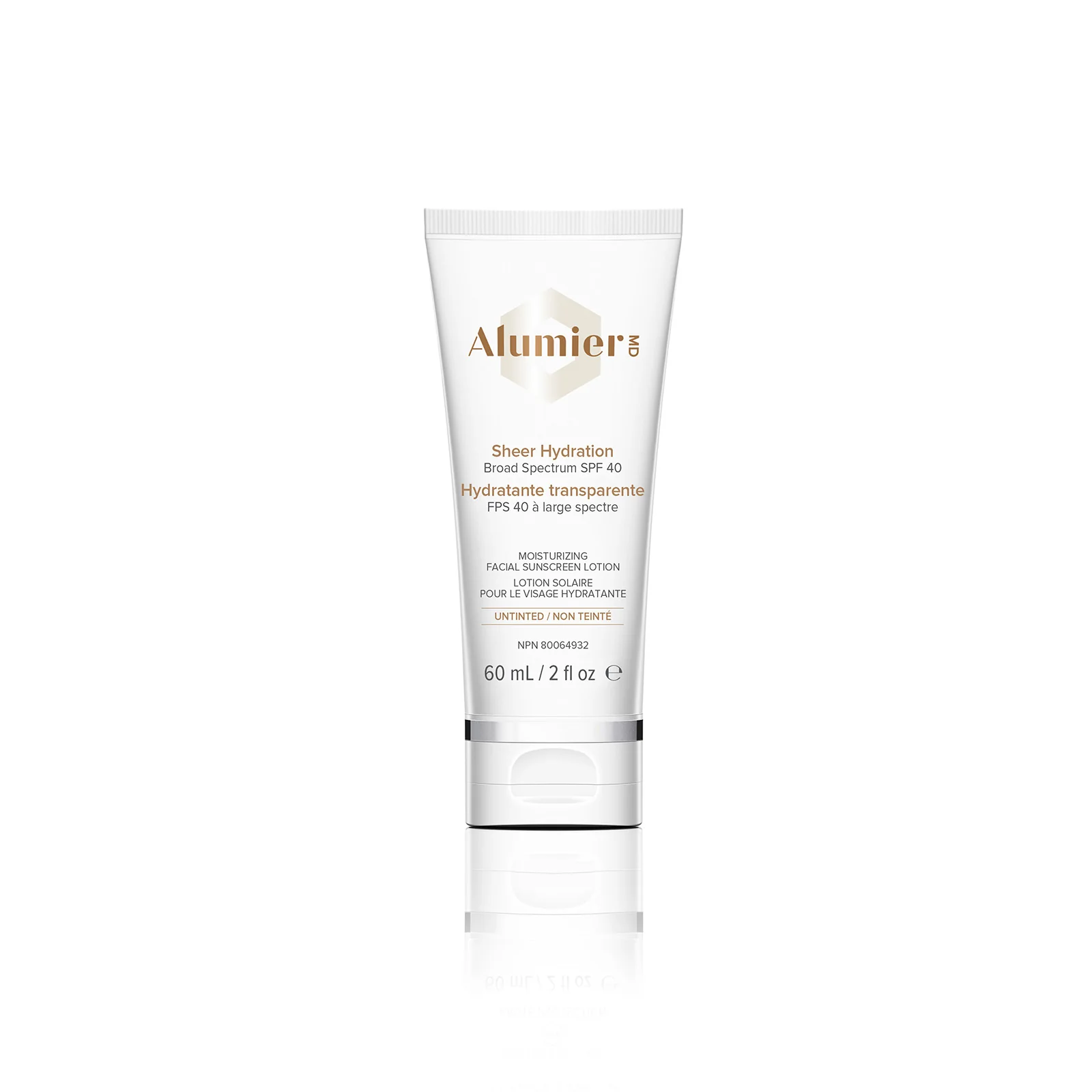 Alumier MD Sheer Hydration Broad Spectrum Sunscreen SPF 40 (untinted) Reformulated