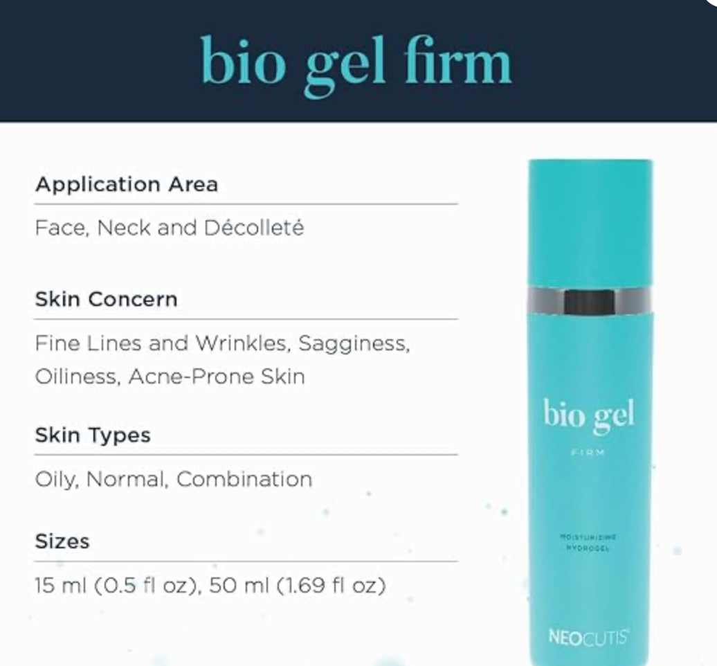 NEOCUTIS Bio Gel Firm - 50ml - MOISTURIZING HYDRO GEL